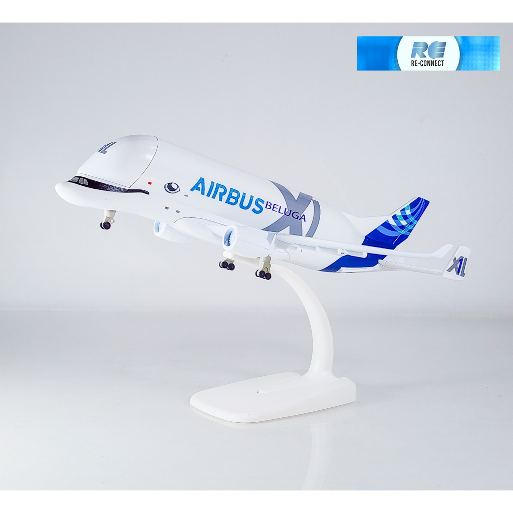 Máy bay mô hình Máy bay hàng không Beluga XL Bánh xe Airbus (20cm) Hàng hóa