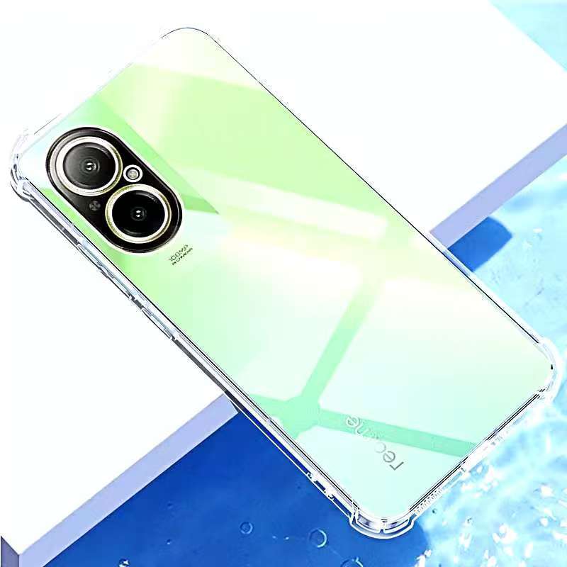 Ốp Silicon Mềm Trong Suốt Cho Oppo Realme C67 Chống Sốc C67