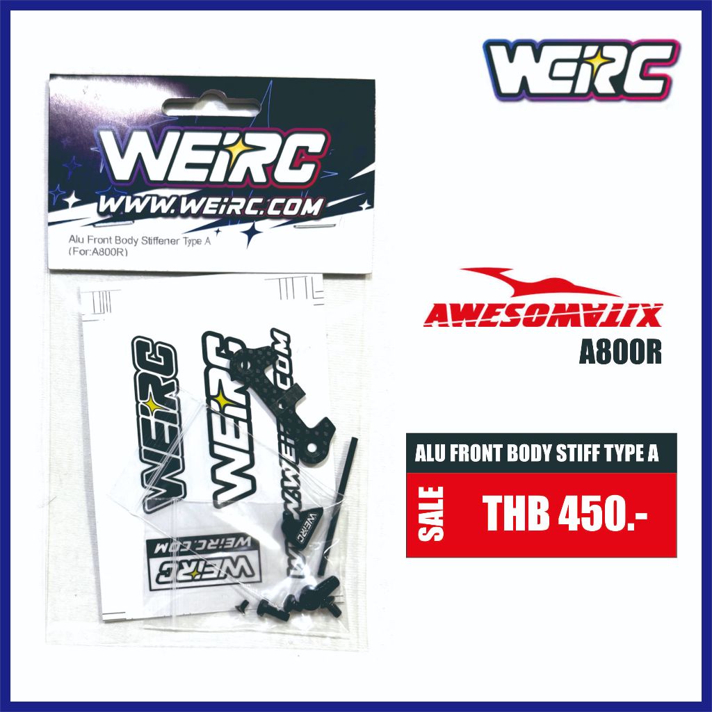 WEIRC Máy khuếch tán thân trước Hỗ trợ làm từ nhôm và Carbon cho A800R Mi9