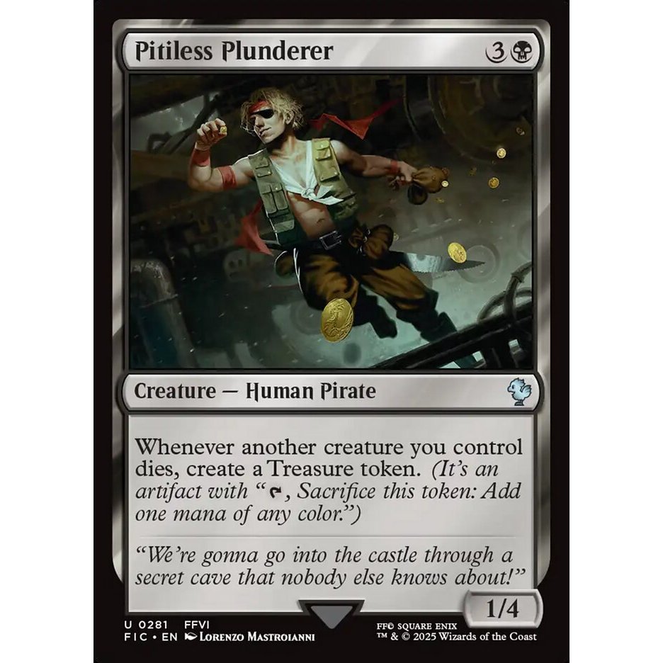 Pitiless Plunderer [Surge Foil] FIC Final Fantasy Commander 🍎 ์ 🇾 Magic the Gathering [MTG]