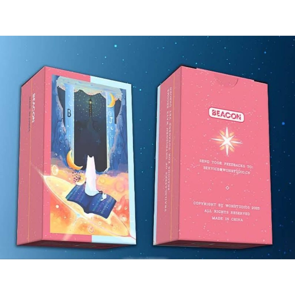 Beacon Tarot Mini Edition Authentic Gypsy Cards Night Lighthouse Theme Decks