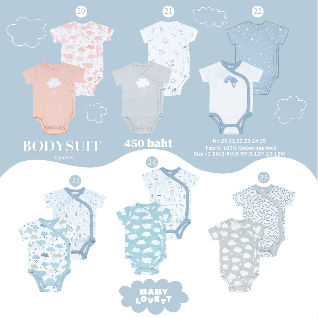 (OCT2024) Babylovett Basic - Bộ đồ liền thân