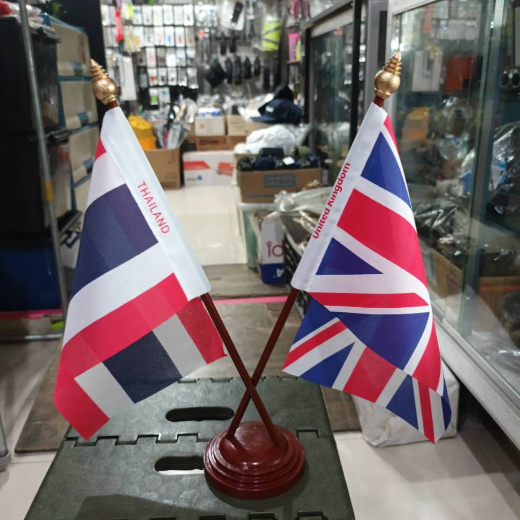 Vương quốc Anh UNITED KINGDOM ENGLAND Thái Lan Cờ Quốc Tế Bàn Chữ Thập Tec40store