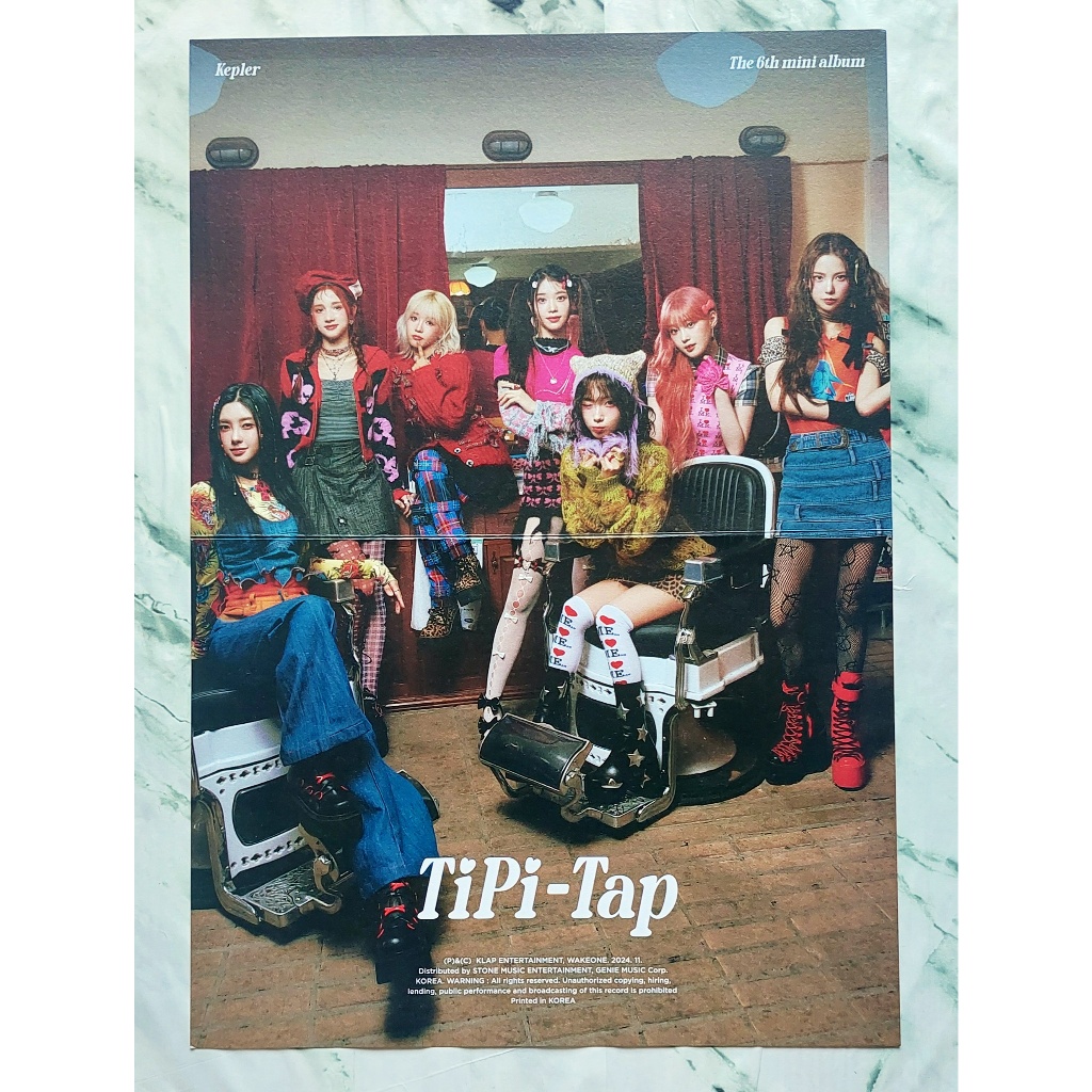 Poster gấp từ Kep1er Album-TIPI-TAP Connect N Kpop Fold