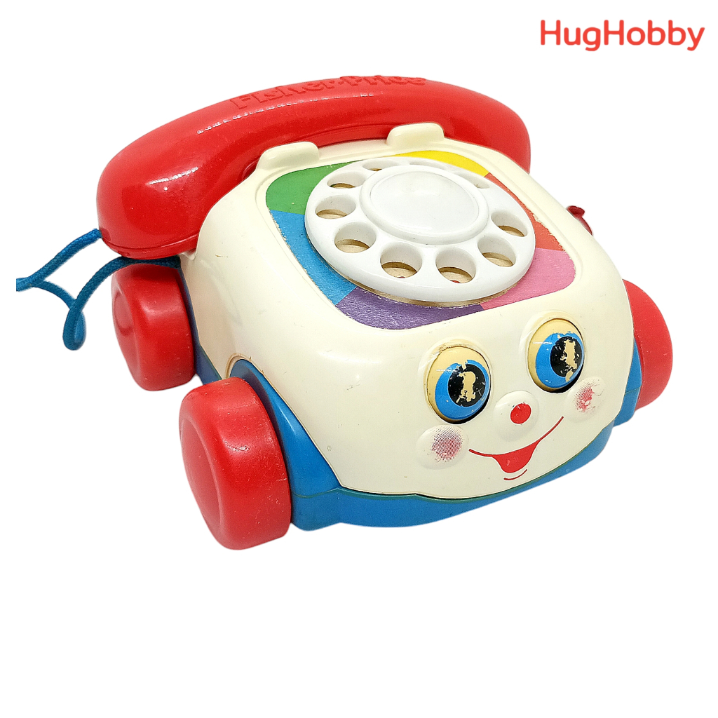 [2nd Hand * Old Condition] Old Work 1993 Fisher-Price Chatter Điện thoại Đồ chơi trẻ em