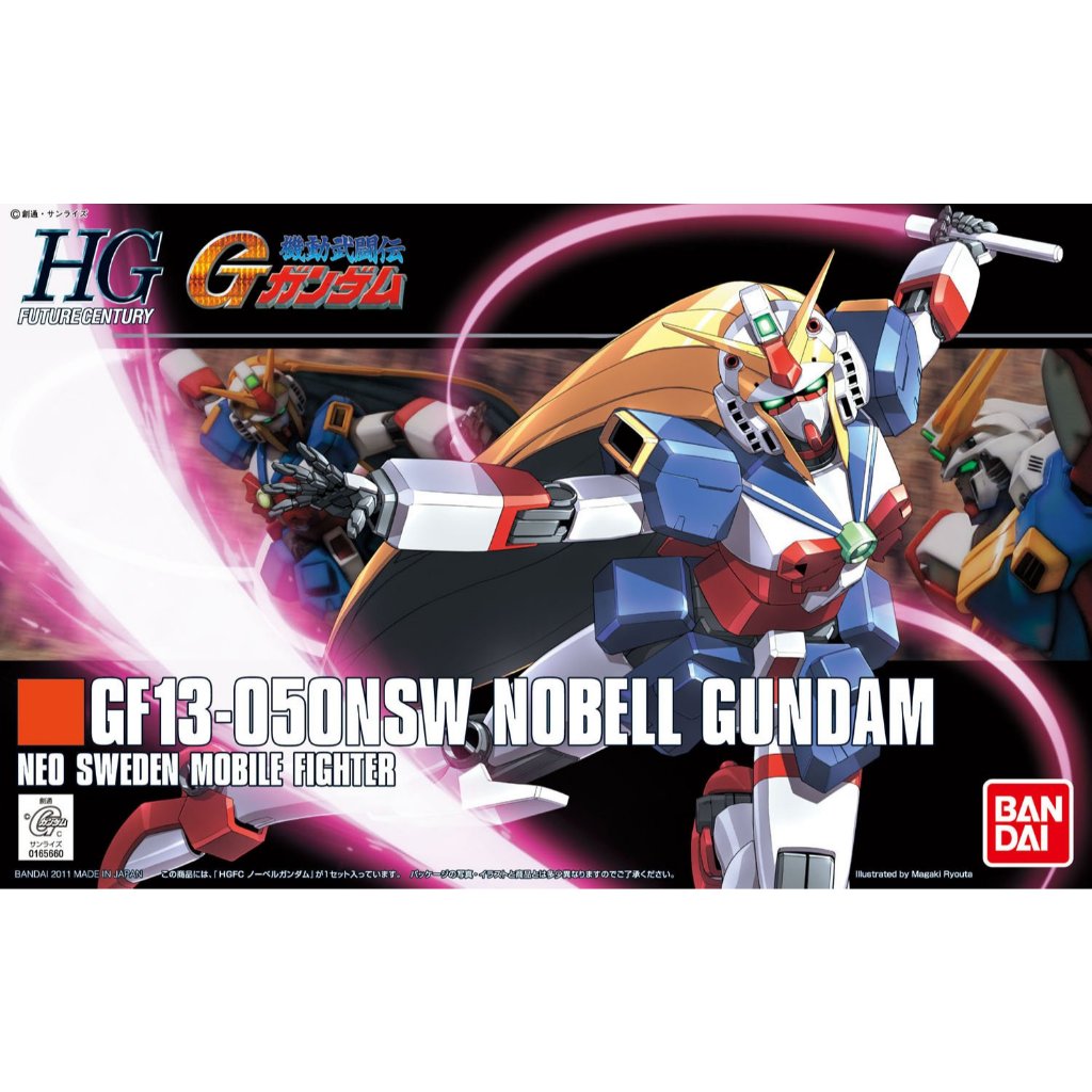 BANDAI HGFC 1 / 144 GF130-050NSW Nobel GUNDAM [D-TOYS GUNDAM] Hình hành động mô hình Gunpla
