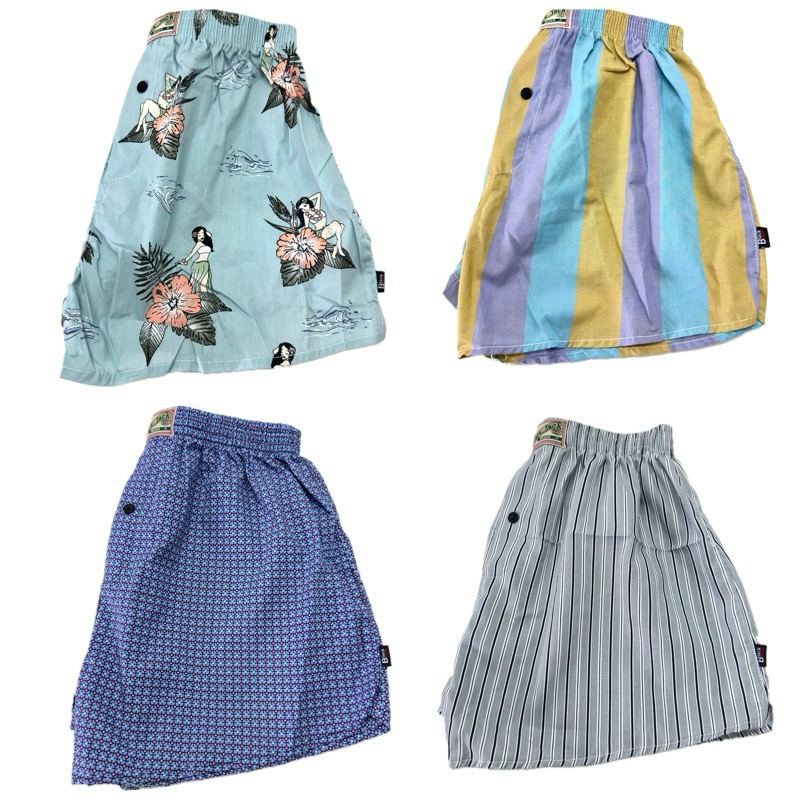 Boxer jack đen (Free Size) BE Quần short phong cách Hàn Quốc Nam Boxer Nữ Tomboy