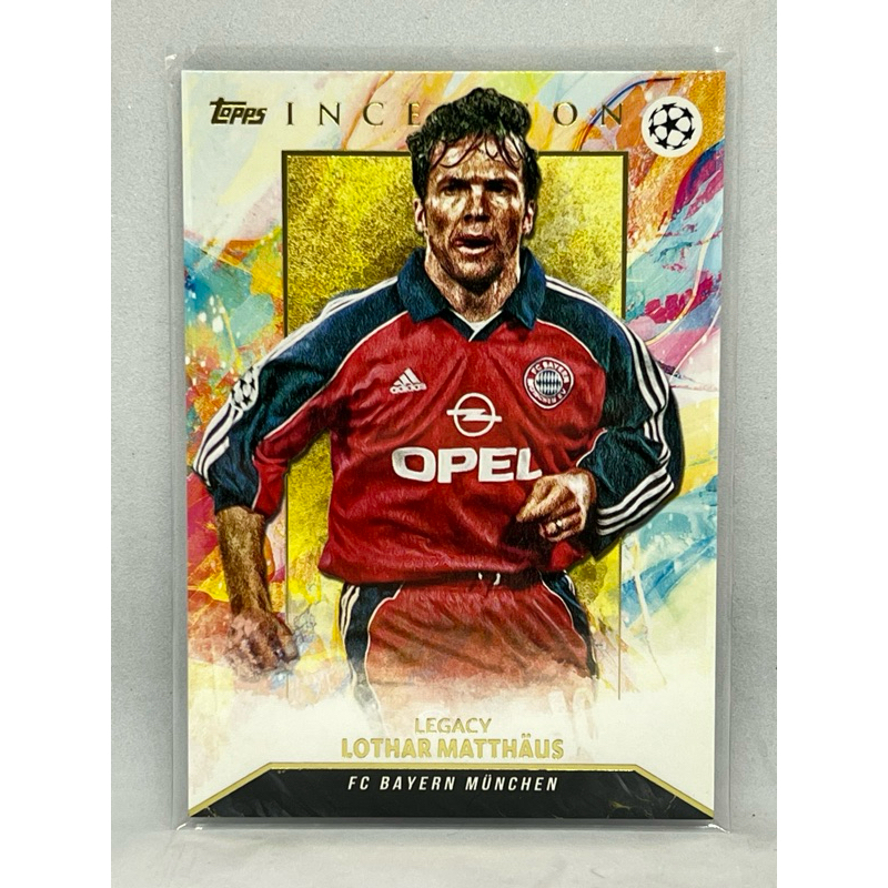 Thẻ bóng đá Topps Inception 2023-2024 Lothar Matthaus Base