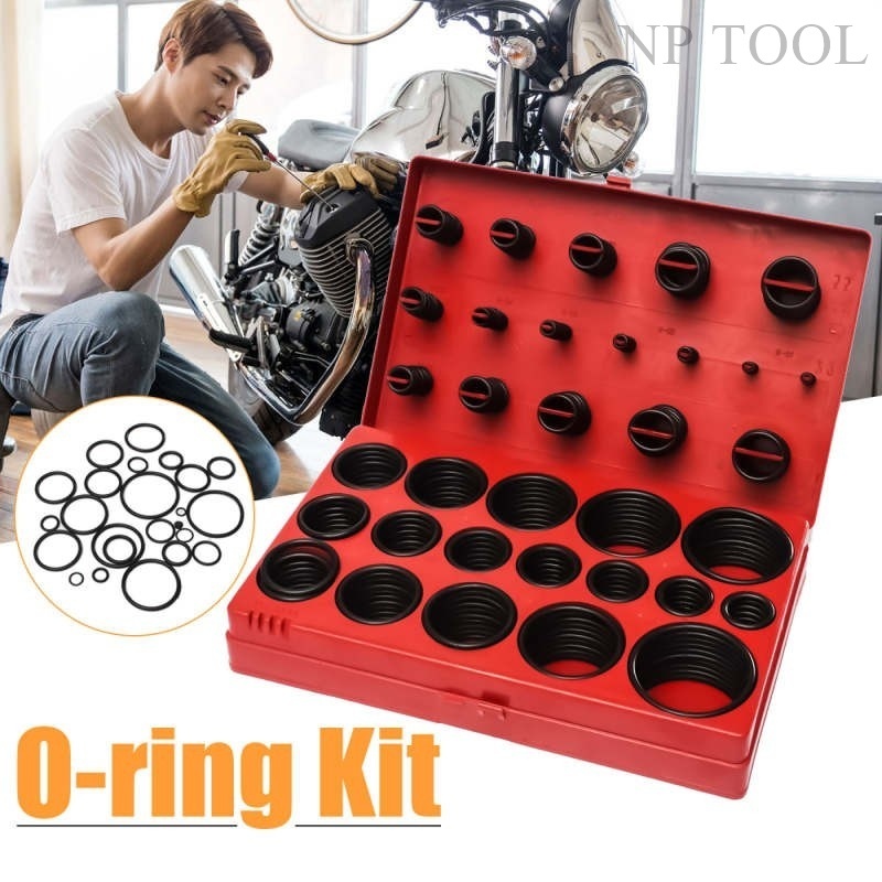 NP-193 Vòng chữ O 419 chiếc 32 Kích thước Cao su Nitrile (Hộp màu đỏ)