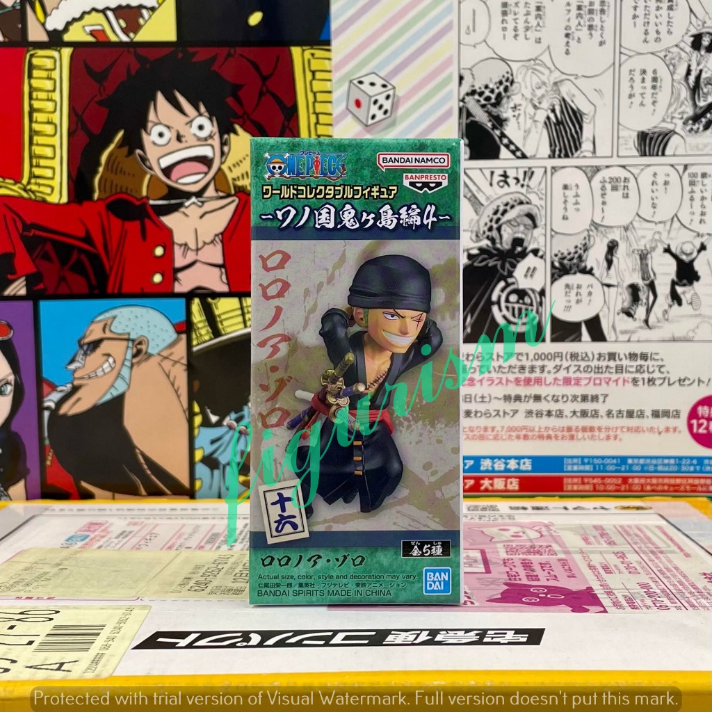 WCF Zoro Wanokuni Onigashima one piece Vol.4 oni16 Chính hãng Nhật Bản