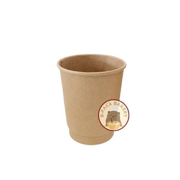 Cốc giấy treo tường đôi thủy tinh nóng 8oz 8oz / nắp 8oz 8oz