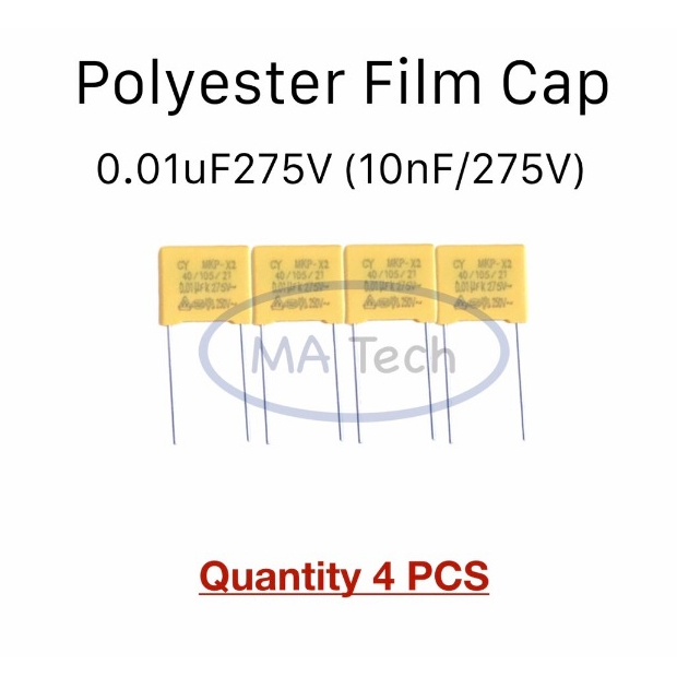 0,01uf 275V 10nF 275V Tụ điện Polypropylen 10nF / 275V 0,01uf 275V Loại phim (Kích thước 10.0mm) Số 