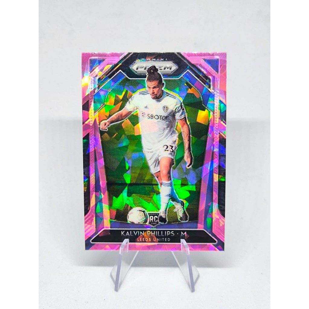 Panini Prizm Premier League Leeds Thẻ bóng đá Đá hồng