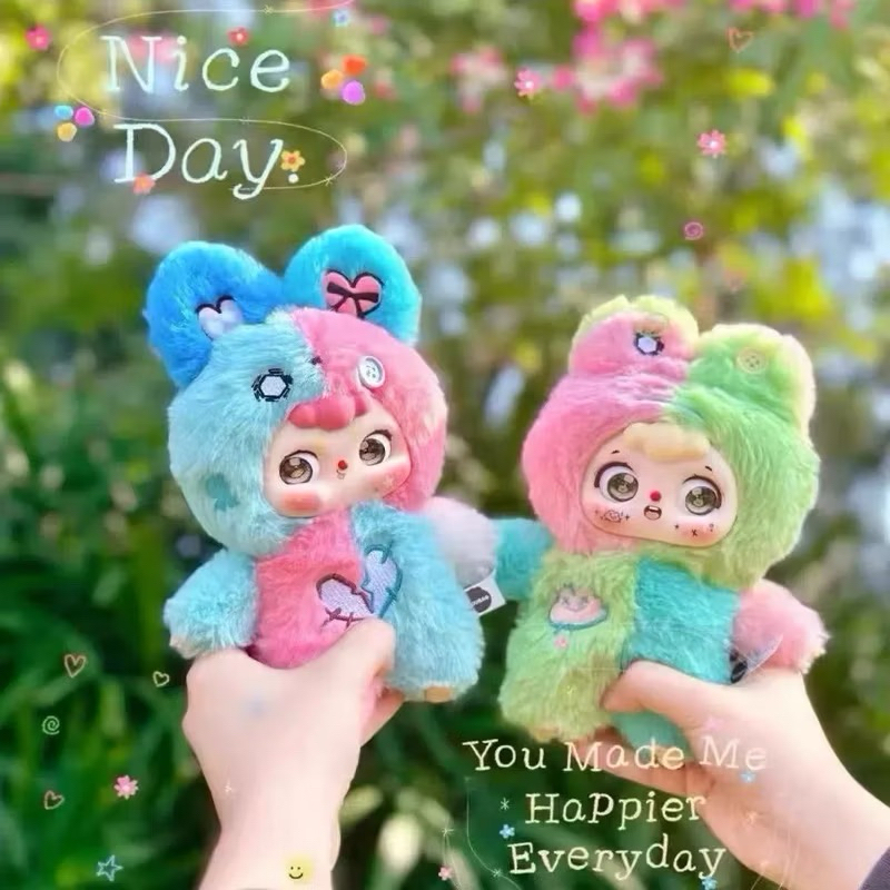 Móc khóa đậu hộp mù Doubao Y2K Mắt có thể di chuyển được ️