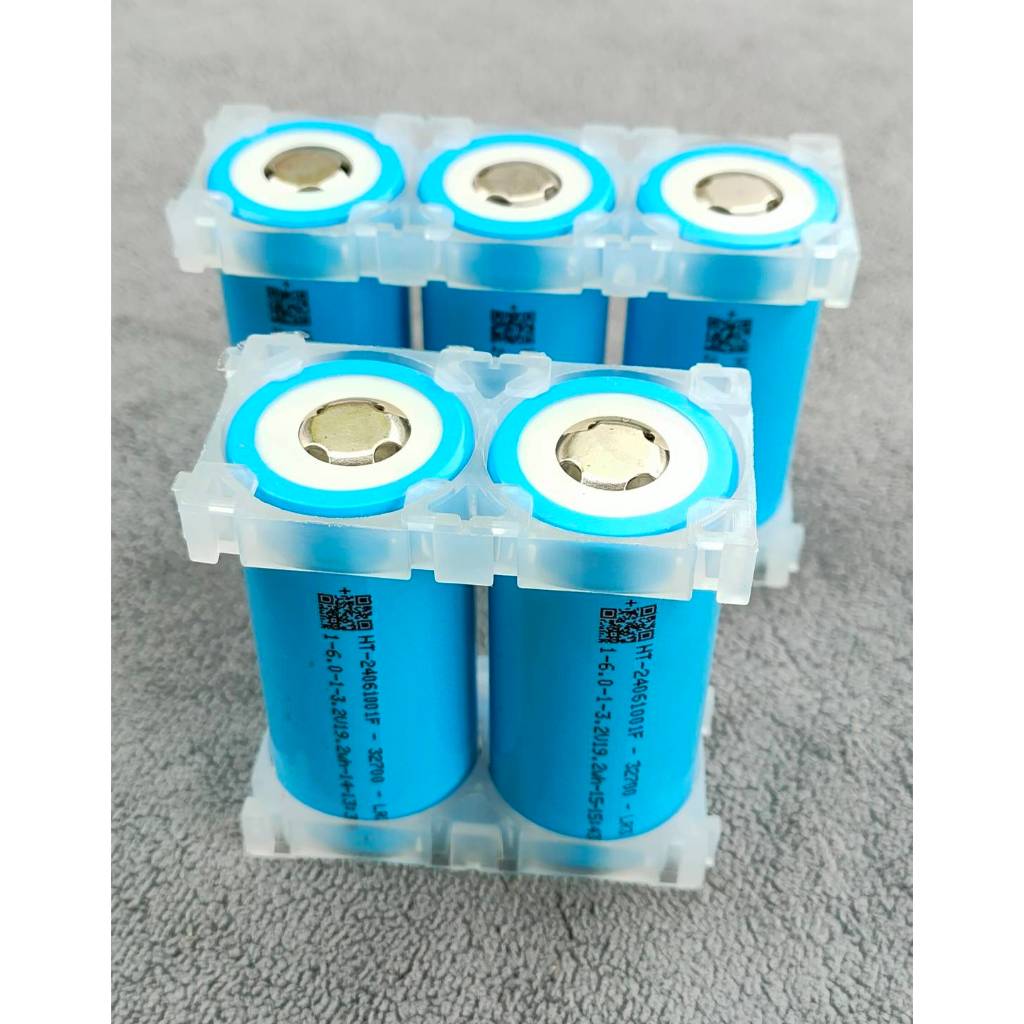 Giá đỡ pin 32135 32650 32700 33140 Đường ray mờ màu trắng 1 Cái Mới