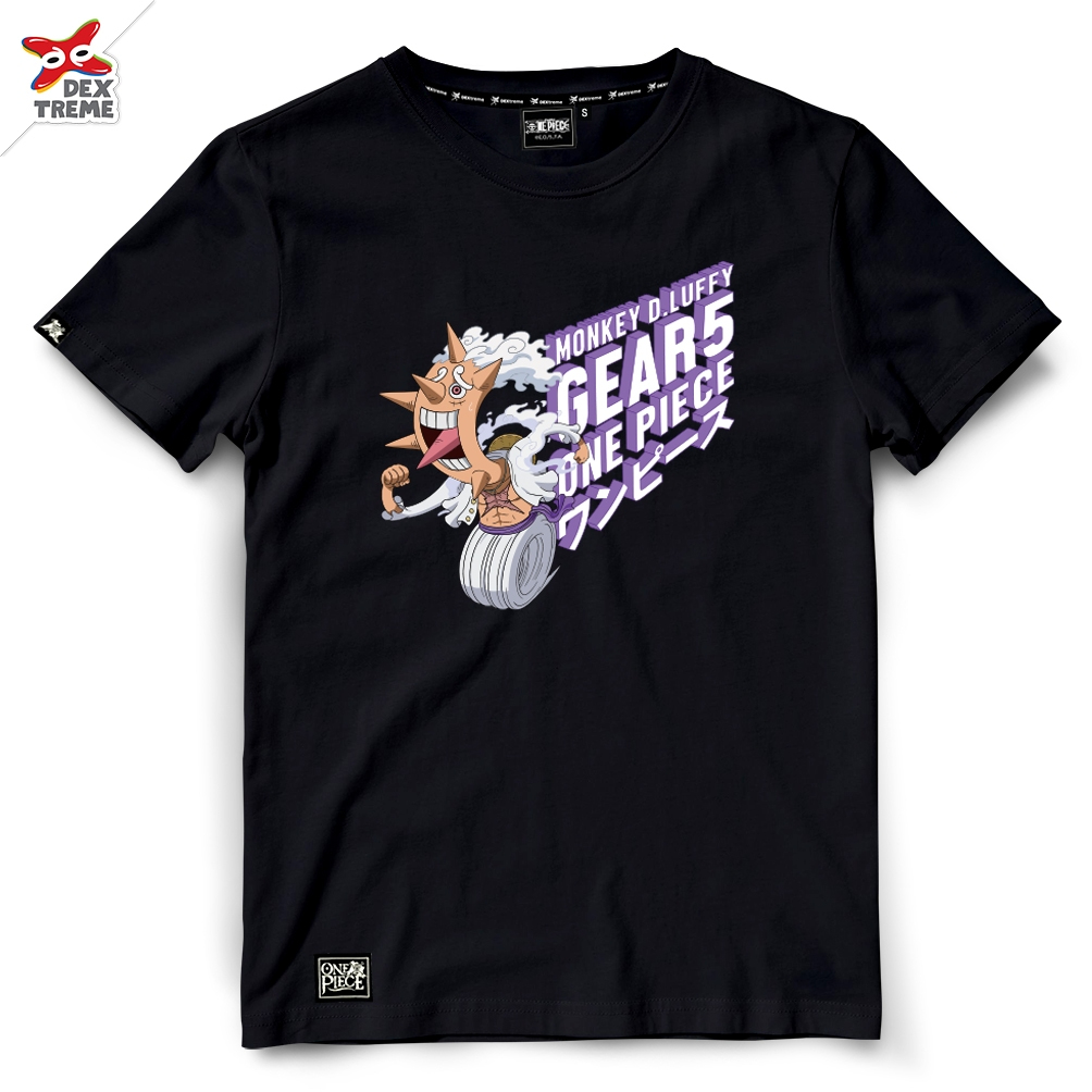 Áo thun Dextreme One Piece (DOP-2060) One Piece Luffy GEAR 5 Joyboy 5 Đen Và Hải Quân