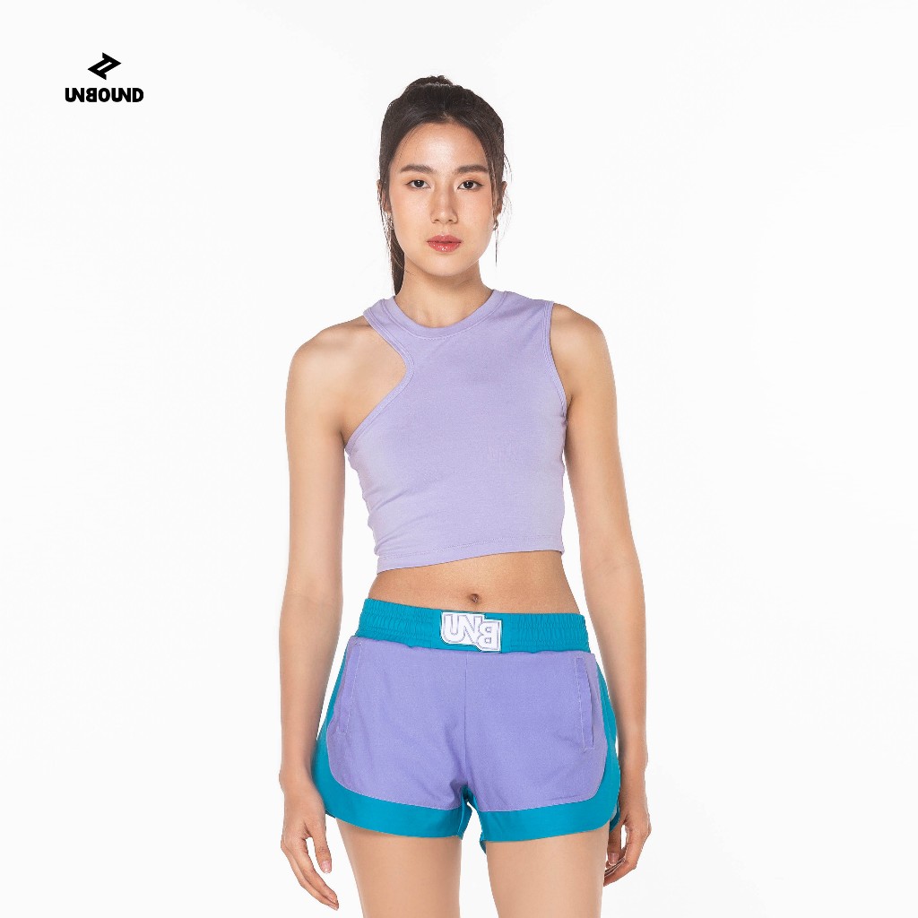 NỀN TẢNG TIMBER KHÔNG DÂY CROP TOP-TÍM ROSE TÍM TOP Side Khe