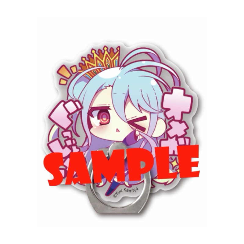 Vòng điện thoại di động acrylic Shiro-No Game Life [No -Acrylic Smartphone Ring- Shiro]