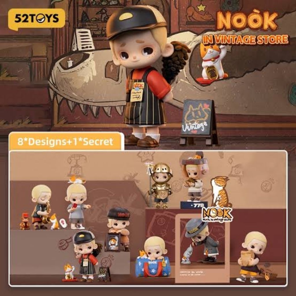 52Toys Nook In Vintage Store Mới Không Đóng Gói