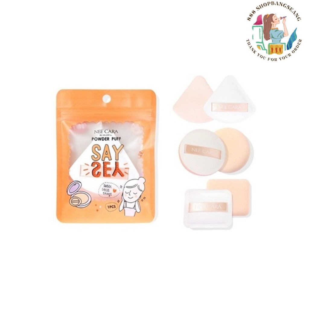 Trang điểm Puff Nee Cara Say Yes Powder Air Touch N210 / N211 / N212