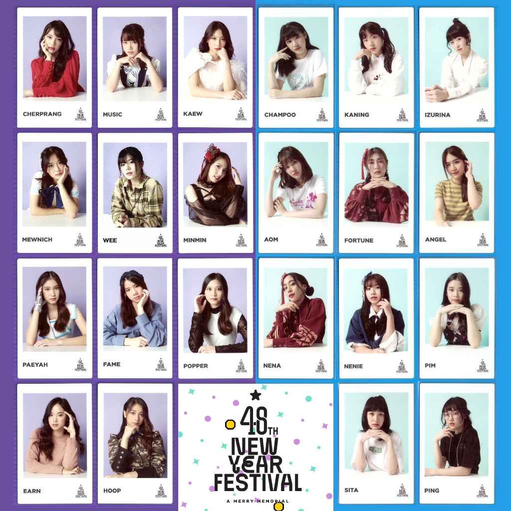 [Wolaloid] [1 / 2] BNK48 CGM48 Lễ hội năm mới lần thứ 48 Một đài tưởng niệm vui vẻ Polaroid giả 2021