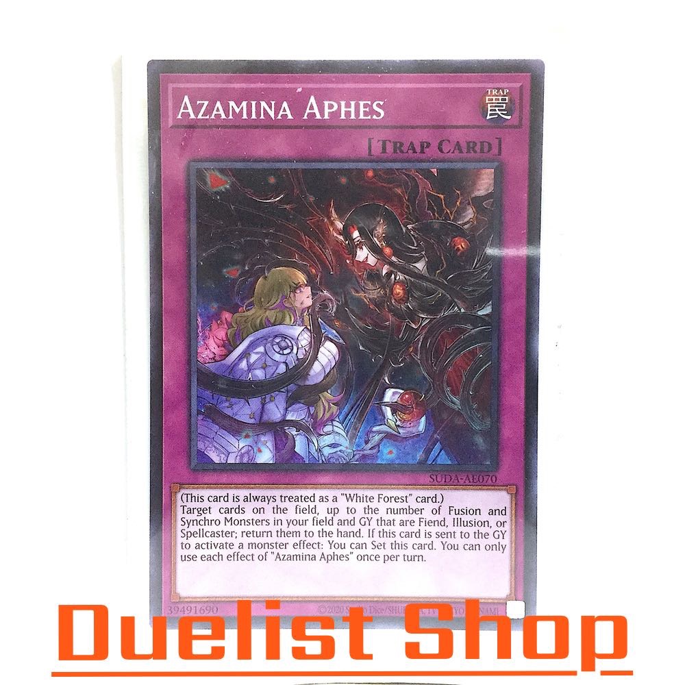 Bẫy Azamina Aphes (N) [Bình thường] Set SUDA-AE070 Yu-Gi-Oh Thẻ OCG Châu Á EN