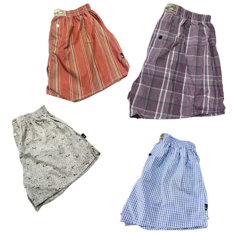 Boxer jack đen (Free Size) BC Quần Short Phong Cách Hàn Quốc Nam Boxer Nữ Tomboy