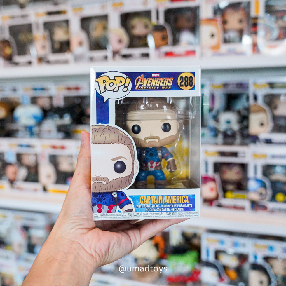 Funko Pop Avengers Infinity War: Captain America 288 (❈ ่)