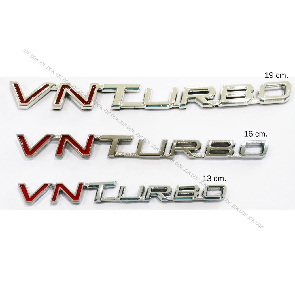Logo VN Turbo Cho VIGO CHAMP FORTUNER TOYOTA HILUX /