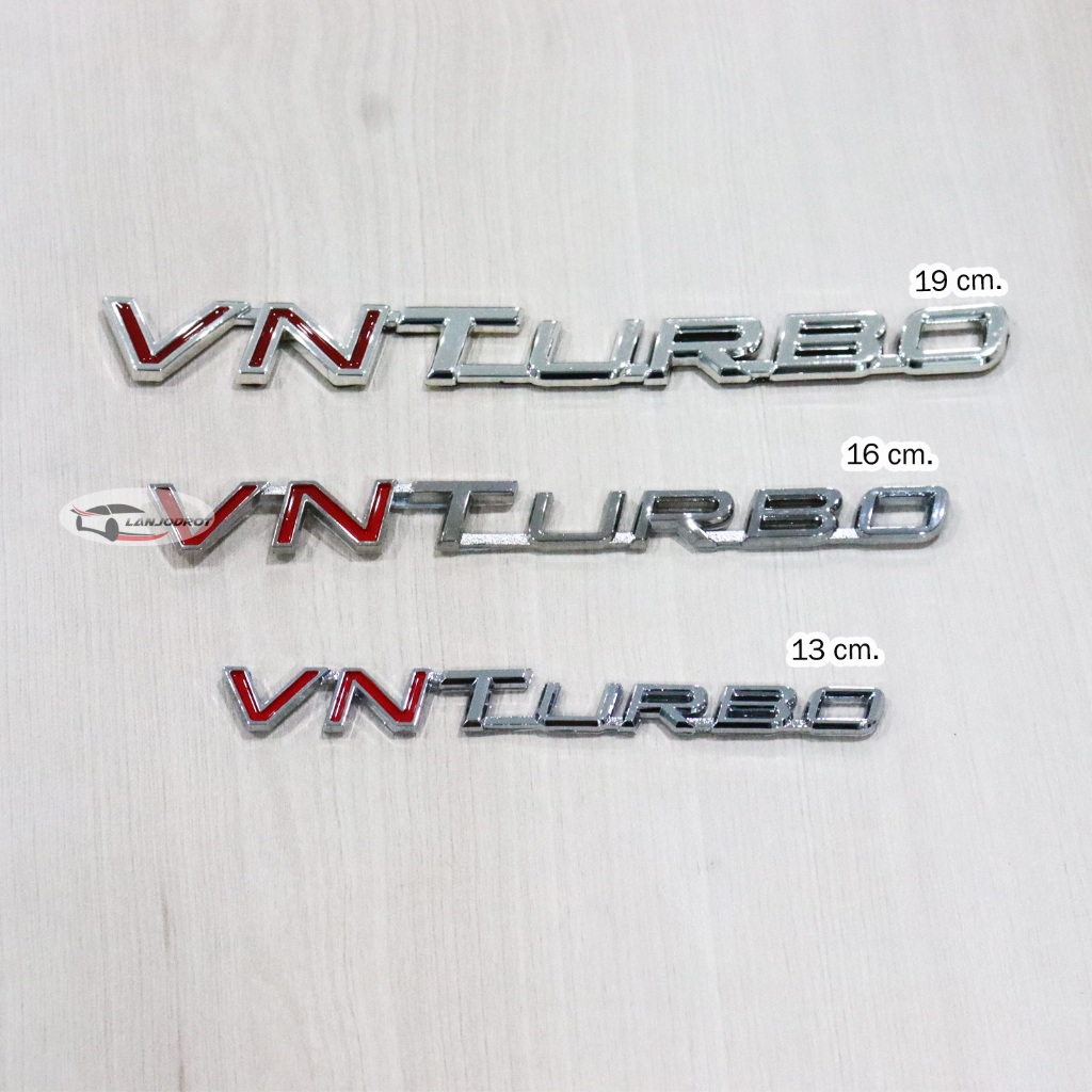 Logo VN Turbo Cho VIGO CHAMP FORTUNER TOYOTA HILUX /