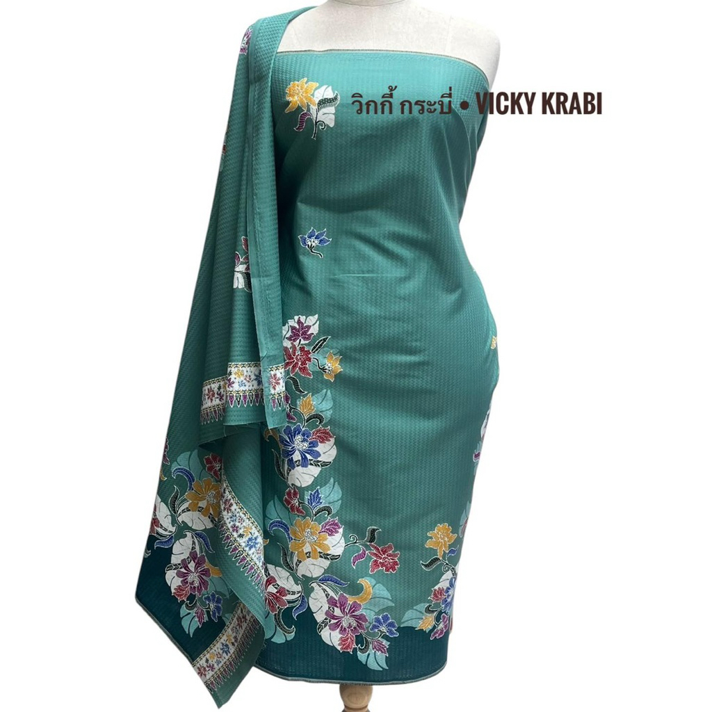 Vải Dobby Batik với họa tiết hoa sang trọng | Sarong Premium Size 2 mét Mặc đi làm hoặc đo phước làn