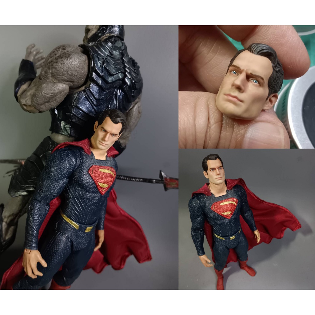 Henry cavill head superman 1 / 10 cho đồ chơi mcfarlane (bình thường) shipp trong vòng 7 ngày Mcfala