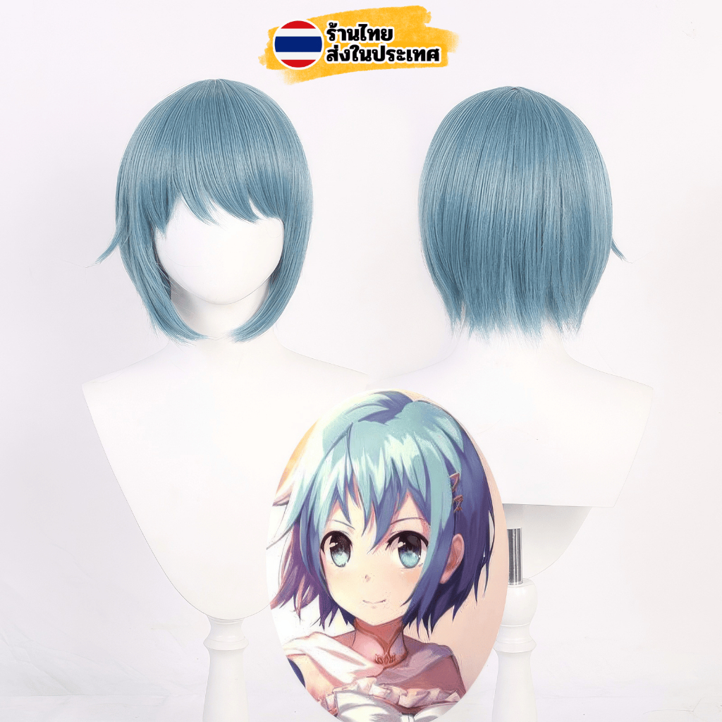 Tóc giả cosplay Hoạt hình Miki Sayaka Puella Magi Madoka Magica Blue Lock Yo Hiori