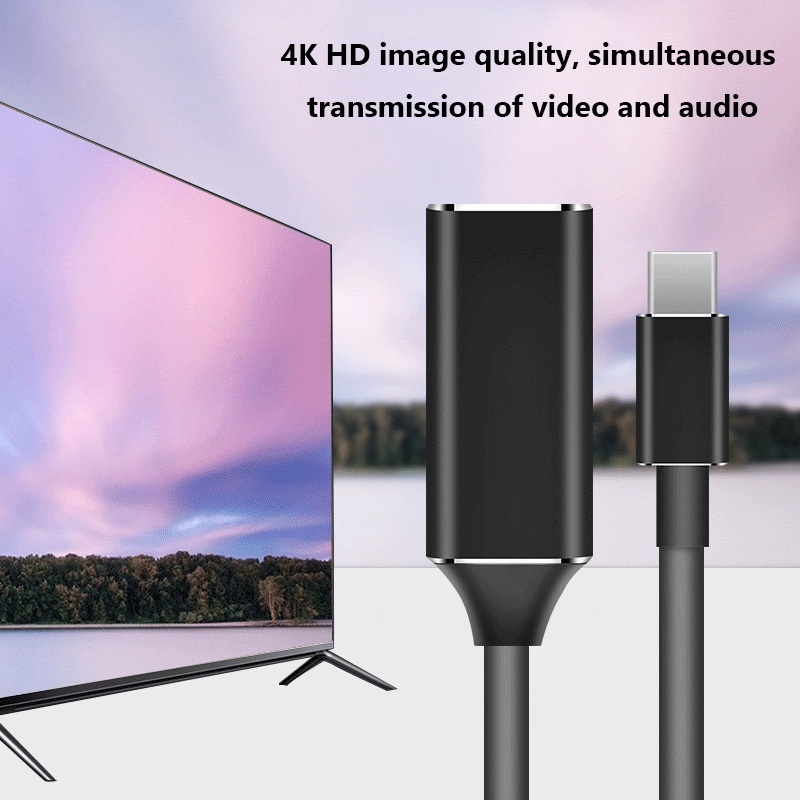 Bộ chuyển đổi Type-C sang HDMI USB 3.1 C Nam Nữ 4K HDTV Video Converter