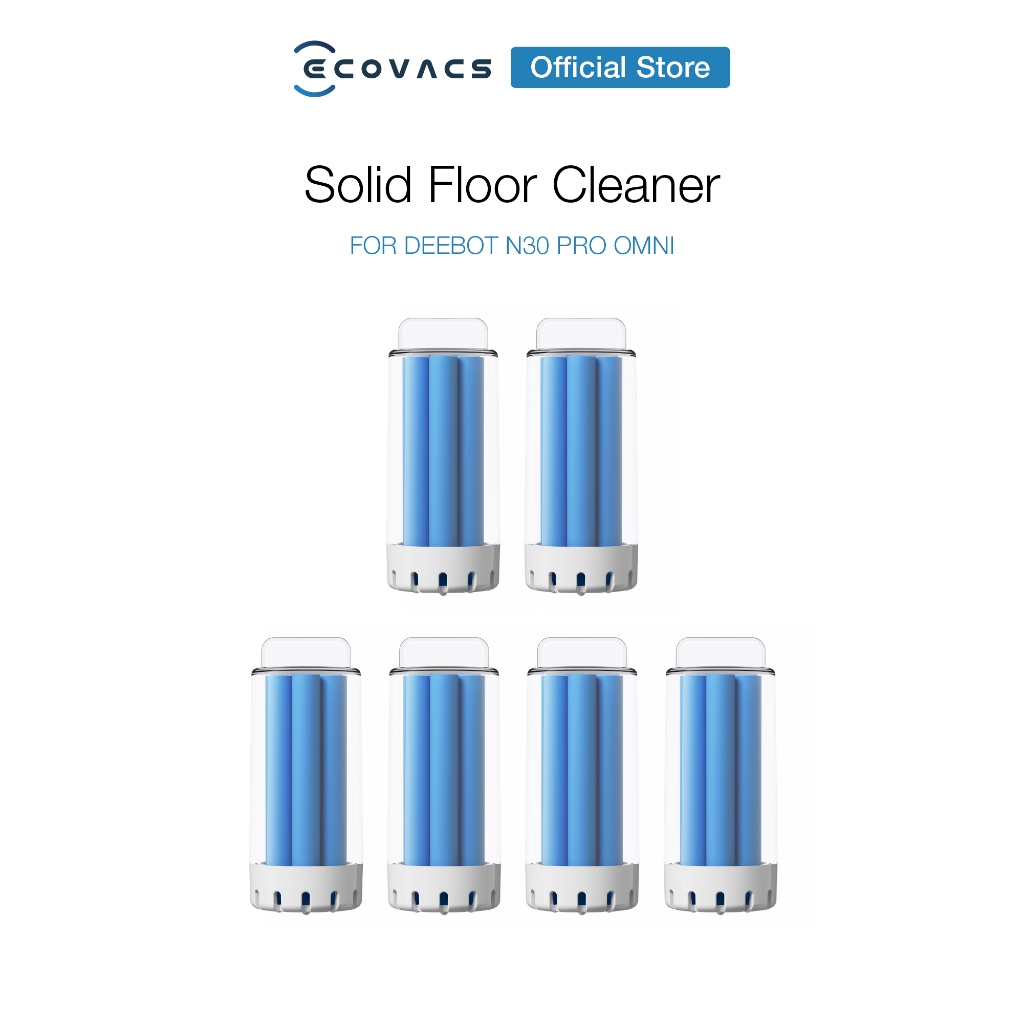 Chất tẩy rửa dính đậm đặc cho sàn trơn ECOVACS DEEBOT N30 PRO OMNI / N30 OMNI (6 miếng)
