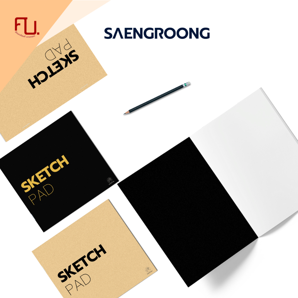 Sách phác thảo Saengroong (Size A3 A4 Square) 1 Sách