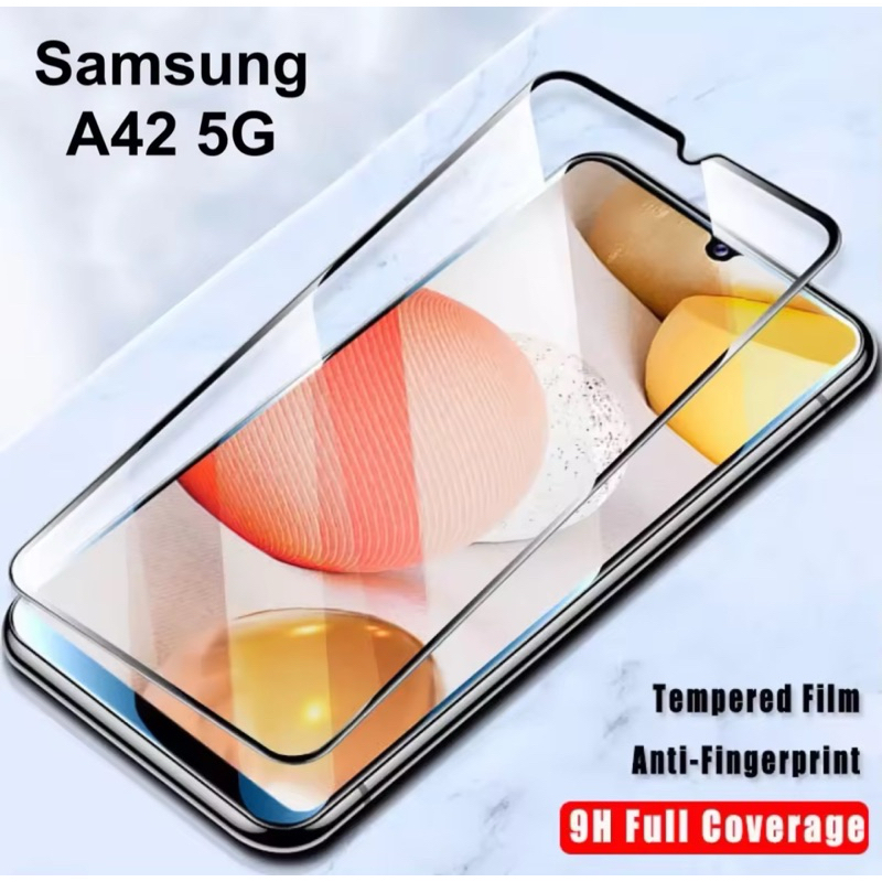 Phim Kính Cường Lực Samsung galaxy A42 5G Full Màn Hình Cạnh Đen Chống Sốc A42 5G