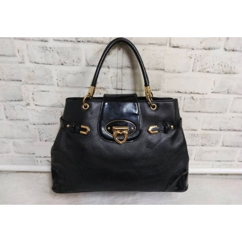Túi da thật LOVCAT 1 ngăn chính Phụ kiện: 690 Chiều rộng 14 inch Chiều cao 9,5 Đế 5,5
