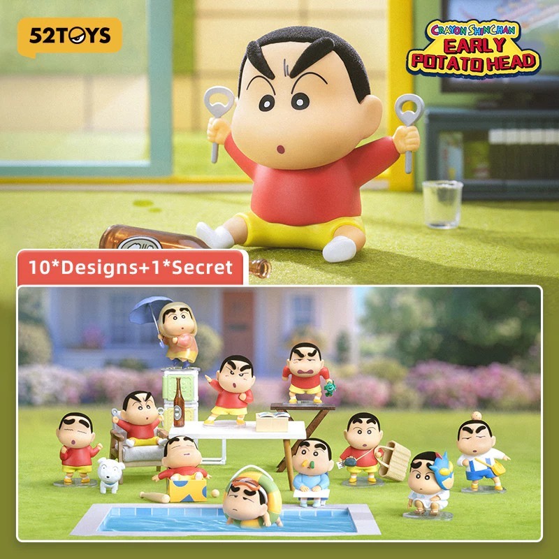 [Riêng biệt / Ngẫu nhiên] 52Toys Crayon Shinchan-Shinchan đầu khoai tây tương tự