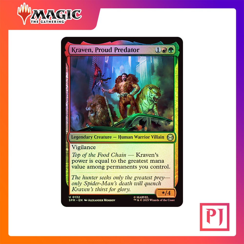 [MTG] Kẻ săn mồi tự hào Kraven [SPM] [MULTI] [UNCOM] [FOIL] [ENG] (Thẻ ma thuật / Tập hợp ma thuật)