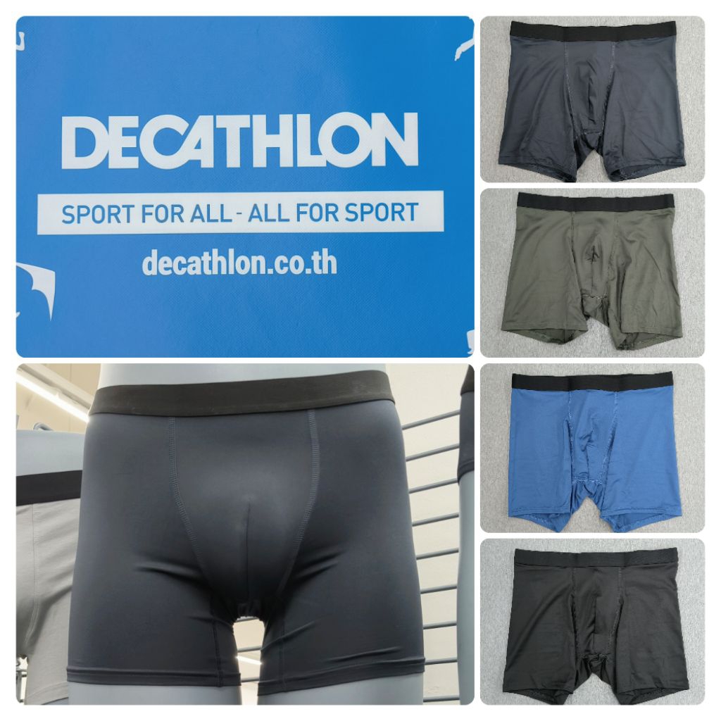 Decathlon Kalenji Quần lót Boxer chạy bộ thoáng khí Quần short nam
