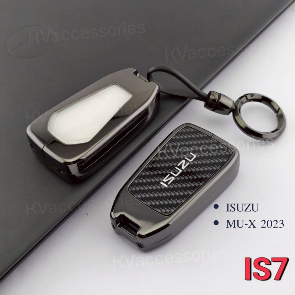 Ốp Chìa Khóa Ô Tô Isuzu X-Series 2023 2022 Dmax Mux Kevlar Metal