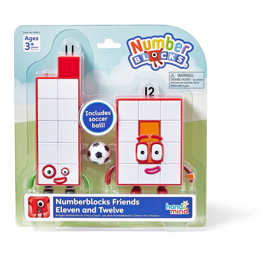 [3 +] Numberblocks Friends Eleven và Twelve Hình Pack