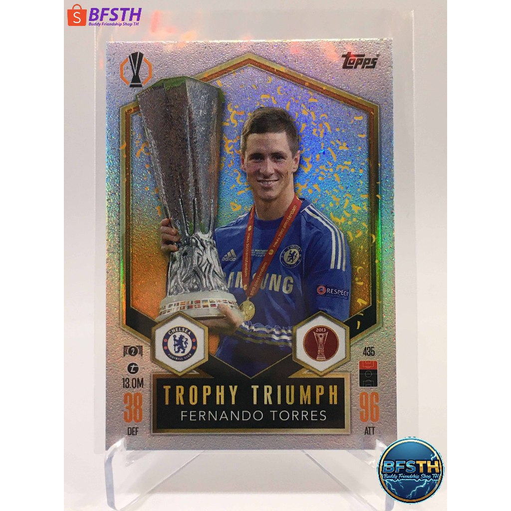 [TOPPS MATCH ATTAX 24 / 25] FERNANDO TORRES TROPHY TRIUMPH [Thẻ bóng đá Topps (❈ ์ ❈)]