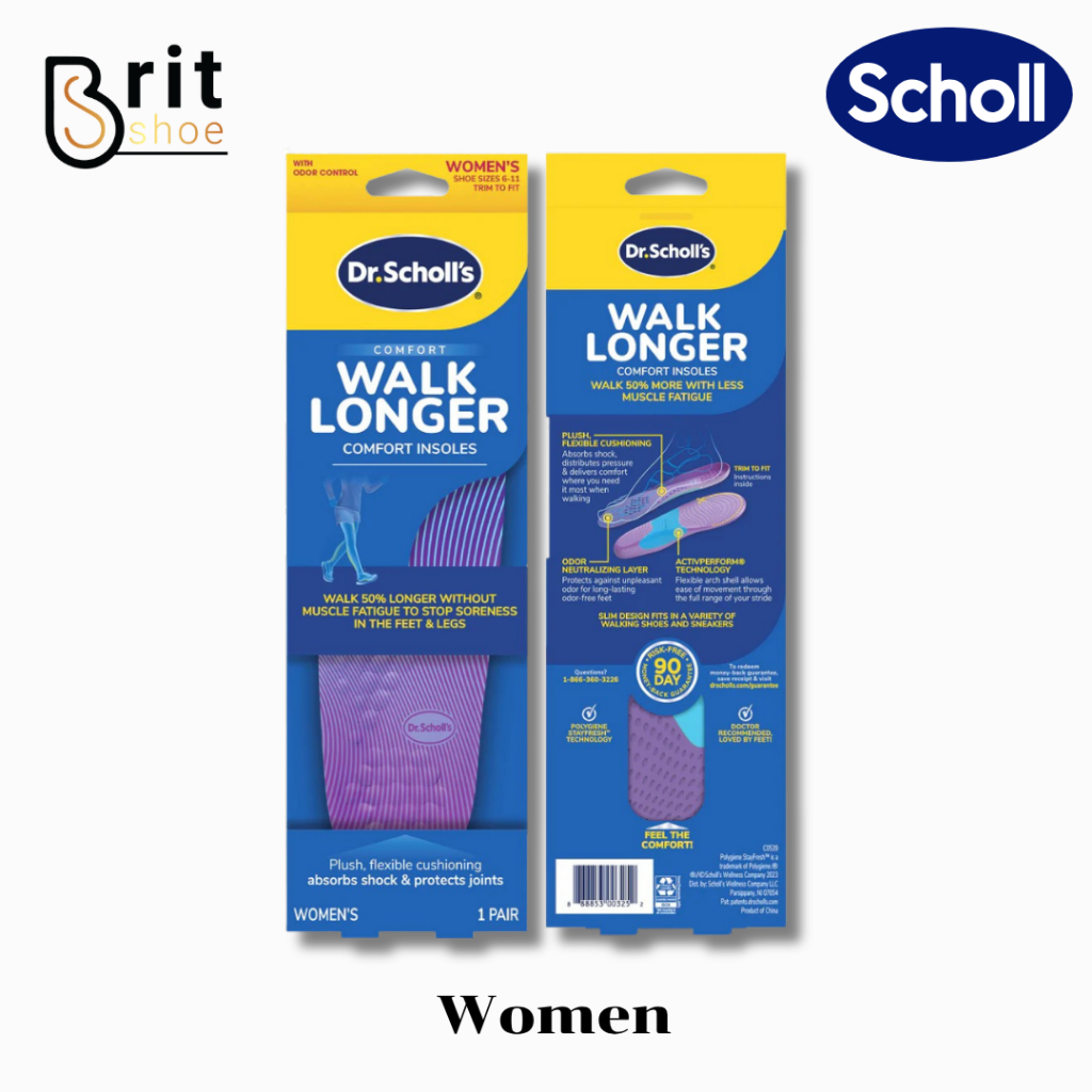 Đế lót để đi bộ Dr.Scholls Comfort Walsk Đế dài hơn