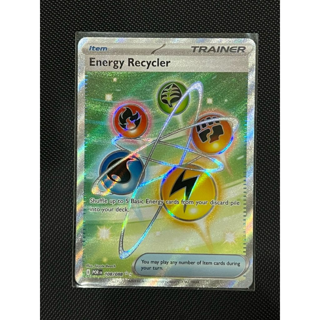 Thẻ Pokemon EN Energy Recycler-Full Art (POR)