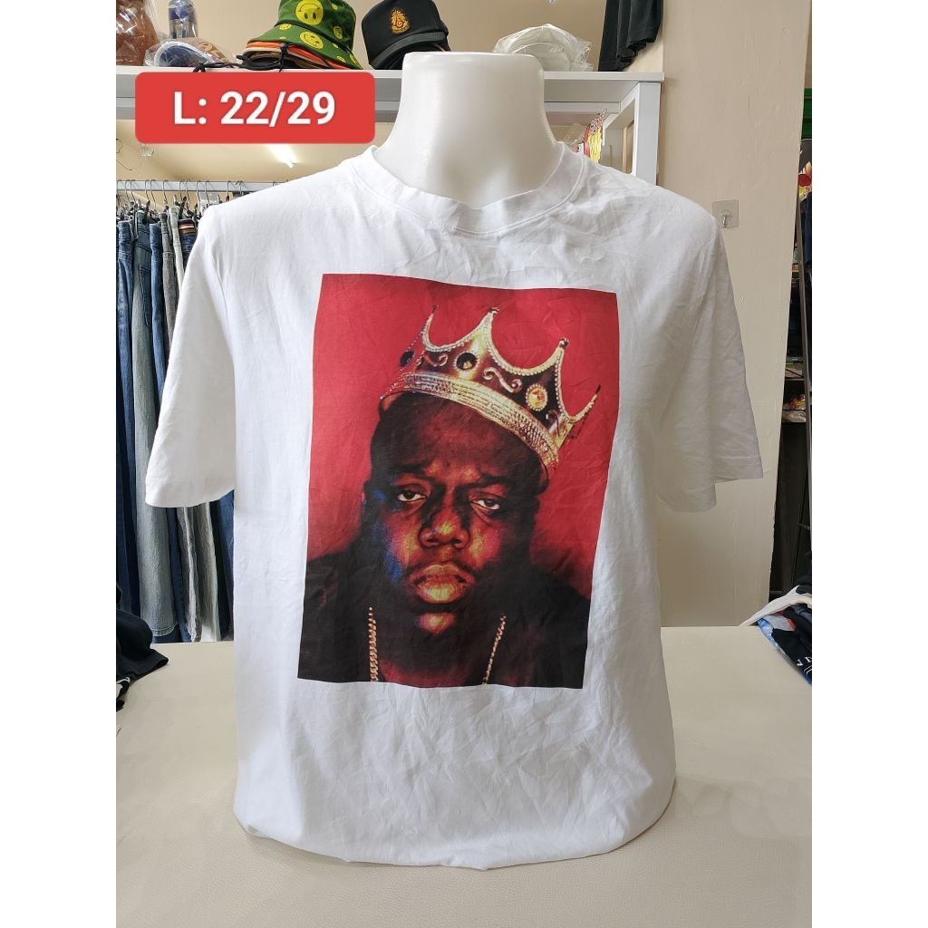 Áo sơ mi cổ điển Rap-Tee Biggie (Size L)