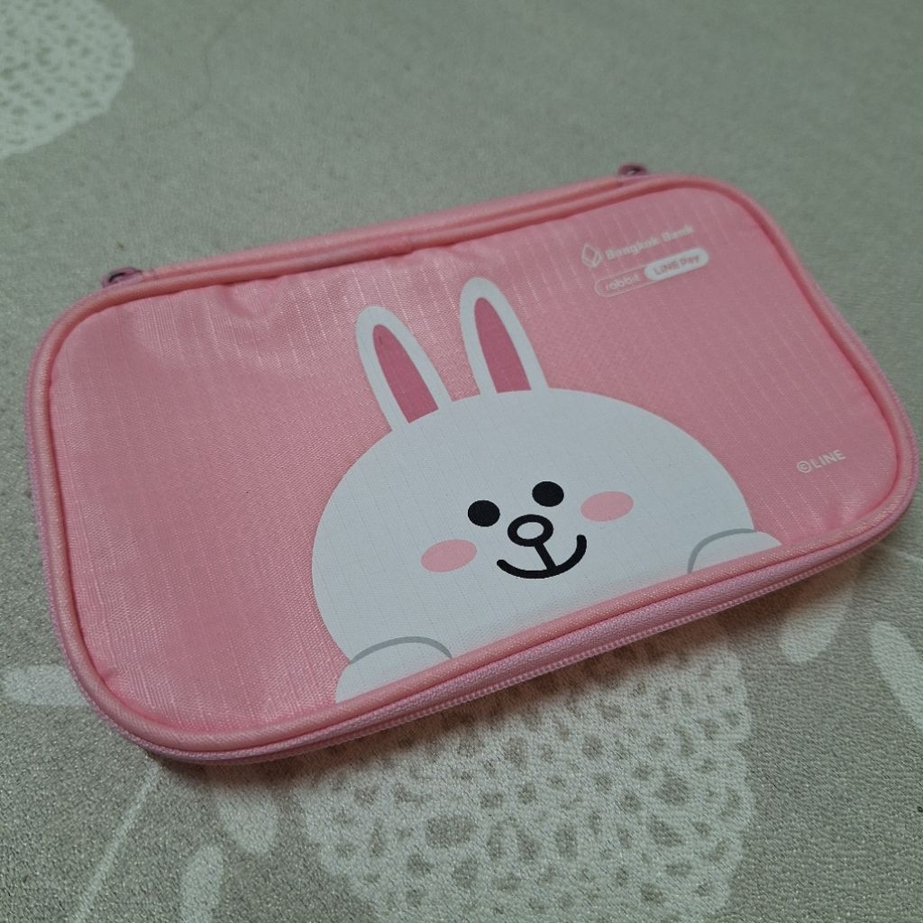 Cony Bangkok Bank x Rabbit LINE Pay Túi đa năng Bộ sưu tập siêu dễ thương