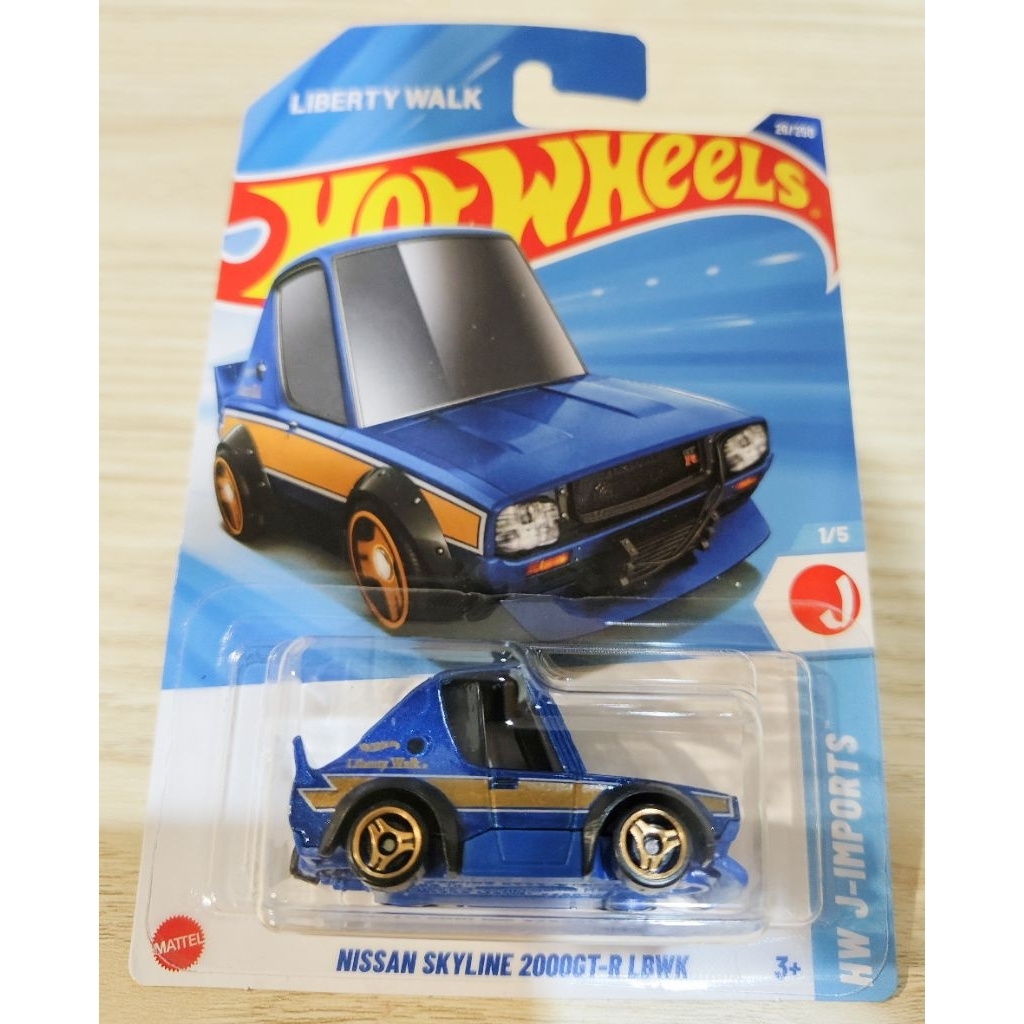 Hotwheels Hotwheel nissan skyline 2000gtr lbwk / Gói Nhật Bản 1: 64