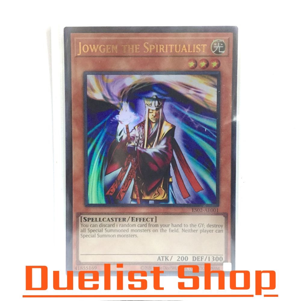 Jowgen the Spiritualist (UR SE) Monster Light Level3 [Spellcaster / Effect] Set ES02-AE001 Yu-Gi-Oh 